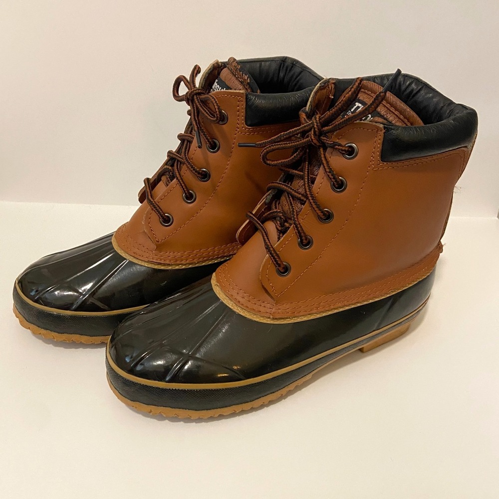Northwest Territory Leather Thinsulate Duck Boots Brown Waterproof Women's Sz 5